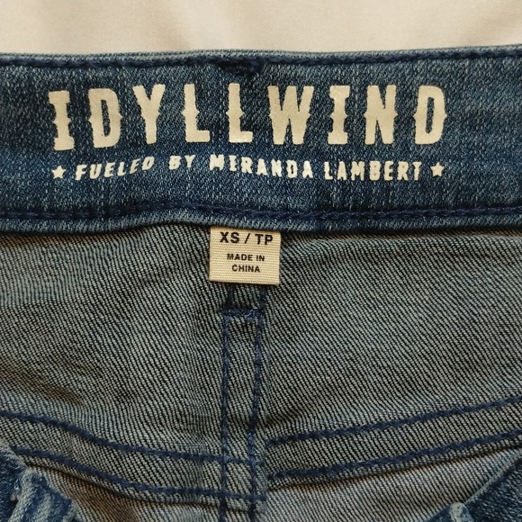 NWT Idyllwind Fueled by Miranda Lambert Denim Blue Jean Skirt Sz XS - Picture 4 of 7